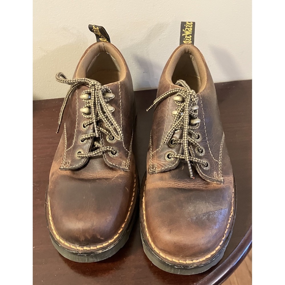 Dr. Martens Lachlan Brown Leather Lace-Up Oxford Shoes Men's Size 9 US Grunge